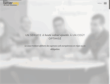Tablet Screenshot of agencebetterway.com